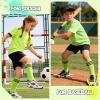 image:imageAmerican Trends 2 Pairs Kids Toddler Baseball Soccer Socks Youth Boy Girl Softball Football Tball Socks Knee High AccessoriesNeon Green Black