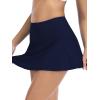 image:imageAmerican Trends Swim Skirts for Women High Waisted Swim Skirts with Pockets Tummy Control Swimsuit BottomsNavy Blue