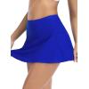 image:imageAmerican Trends Swim Skirts for Women High Waisted Swim Skirts with Pockets Tummy Control Swimsuit BottomsRoyal Blue