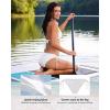 image:imageAmerican Trends Womens String Triangle Halter Bikini Set2 Piece SwimsuitAdjustable TiesRemovable PadsampQuickDry Fabric02 White