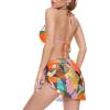 image:imageAmerican Trends Womens String Triangle Halter Bikini Set2 Piece SwimsuitAdjustable TiesRemovable PadsampQuickDry Fabric37 Colorful Graffiti