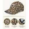 image:imageWomens Baseball Cap Trendy Leopard Print Embroidery Cotton Breathable Adjustable Cap for Outdoor amp GiftingWhite Heart Embroidery