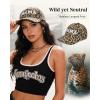 image:imageWomens Baseball Cap Trendy Leopard Print Embroidery Cotton Breathable Adjustable Cap for Outdoor amp GiftingWhite Mama Embroidery