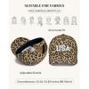 image:imageWomens Baseball Cap Trendy Leopard Print Embroidery Cotton Breathable Adjustable Cap for Outdoor amp GiftingWhite Usa Embroidery