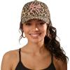 image:imageWomens Baseball Cap Trendy Leopard Print Embroidery Cotton Breathable Adjustable Cap for Outdoor amp GiftingPink Bow Embroidery