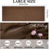 image:imageAmerican Trends Chiffon shawls and wraps for evening dresseslarge shawls for wedding bridal Bridesmaidslong scarf for womenBrown