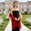 image:imageAmerican Trends Chiffon shawls and wraps for evening dresseslarge shawls for wedding bridal Bridesmaidslong scarf for womenBurgundy