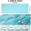 image:imageAmerican Trends Chiffon shawls and wraps for evening dresseslarge shawls for wedding bridal Bridesmaidslong scarf for womenLight Blue
