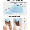 image:imageAmerican Trends Womens Baseball Caps Cute Heart Dad Hat Adjustable Cotton Unisex Cap for Workout Golf amp Everyday WearLight Blue With White Heart