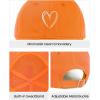 image:imageAmerican Trends Womens Baseball Caps Cute Heart Dad Hat Adjustable Cotton Unisex Cap for Workout Golf amp Everyday WearOrange With White Heart