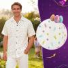 image:imageAmerican Trends Mens Hawaiian Shirts Short Sleeve Button Down Tropical Novelty Print Beachwear3 Easter Bunny