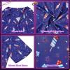 image:imageAmerican Trends Mens Hawaiian Shirts Short Sleeve Button Down Tropical Novelty Print Beachwear4 Firework Tube