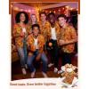 image:imageAmerican Trends Mens Hawaiian Shirts Short Sleeve Button Down Tropical Novelty Print Beachwear70s Orange Flower