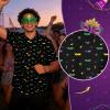 image:imageAmerican Trends Mens Hawaiian Shirts Short Sleeve Button Down Tropical Novelty Print BeachwearMardi Gras Night