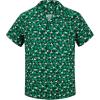 image:imageAmerican Trends Mens Hawaiian Shirts Short Sleeve Button Down Tropical Novelty Print Beachwear3 Clover