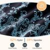 image:imageWomens Tummy Control Swimdress One Piece Swimsuits Modest VNeck Mesh Bathing Suits with Builtin BottomBluefloral