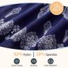 image:imageWomens Tummy Control Swimdress One Piece Swimsuits Modest VNeck Mesh Bathing Suits with Builtin BottomNavy