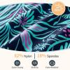 image:imageWomens Tummy Control Swimdress One Piece Swimsuits Modest VNeck Mesh Bathing Suits with Builtin BottomRedblue