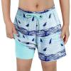 image:imageAmerican Trends Boys Swim Trunks Boys Bathing Suit Toddler Swimsuit Quick Dry Light UPF 50 Kids SwimsuitsWave Shark