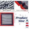 image:imageAmerican Flag ScarfPatriotic Scarf for USA Soccer FansRed White And Blue Scarves For 4th of JulyGreat Gift for USA PartyBlue and White Stripes