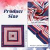image:imageAmerican Flag ScarfPatriotic Scarf for USA Soccer FansRed White And Blue Scarves For 4th of JulyGreat Gift for USA PartyBlue red and White Stripes