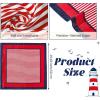 image:imageAmerican Flag ScarfPatriotic Scarf for USA Soccer FansRed White And Blue Scarves For 4th of JulyGreat Gift for USA PartyRed and White Stripes