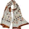 image:imageAmerican Flag ScarfPatriotic Scarf for USA Soccer FansRed White And Blue Scarves For 4th of JulyGreat Gift for USA PartyHorse Orange