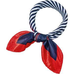 image:imageAmerican Flag ScarfPatriotic Scarf for USA Soccer FansRed White And Blue Scarves For 4th of JulyGreat Gift for USA PartyBlue and White Stripes