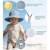image:imageAmerican Trends Baby Sun Hats for Boys Girls UPF 50 Sun Protection Wide Brim Adjustable Summer Beach Bucket HatA 1 Gray