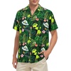 image:imageAmerican Trends Mens Hawaiian Shirt Floral Print Aloha Novelty Button Down Shirts Casual Short Sleeve Beachwear for Men1 Alien