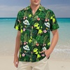 image:imageAmerican Trends Mens Hawaiian Shirt Floral Print Aloha Novelty Button Down Shirts Casual Short Sleeve Beachwear for Men1 Alien