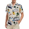image:imageAmerican Trends Mens Hawaiian Shirt Floral Print Aloha Novelty Button Down Shirts Casual Short Sleeve Beachwear for Men1 Cruise Duck