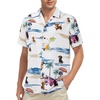 image:imageAmerican Trends Mens Hawaiian Shirt Floral Print Aloha Novelty Button Down Shirts Casual Short Sleeve Beachwear for Men1 Dachshund
