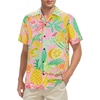 image:imageAmerican Trends Mens Hawaiian Shirt Floral Print Aloha Novelty Button Down Shirts Casual Short Sleeve Beachwear for Men1 Fruit Parrot