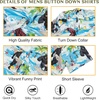 image:imageAmerican Trends Mens Hawaiian Shirt Floral Print Aloha Novelty Button Down Shirts Casual Short Sleeve Beachwear for Men1 Gorilla