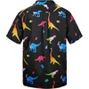 image:imageAmerican Trends Mens Hawaiian Shirt Floral Print Aloha Novelty Button Down Shirts Casual Short Sleeve Beachwear for Men1 Neon Dinosaur