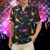 image:imageAmerican Trends Mens Hawaiian Shirt Floral Print Aloha Novelty Button Down Shirts Casual Short Sleeve Beachwear for Men1 Neon Dinosaur