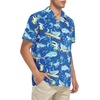 image:imageAmerican Trends Mens Hawaiian Shirt Floral Print Aloha Novelty Button Down Shirts Casual Short Sleeve Beachwear for Men1 Shark