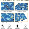 image:imageAmerican Trends Mens Hawaiian Shirt Floral Print Aloha Novelty Button Down Shirts Casual Short Sleeve Beachwear for Men1 Shark
