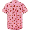 image:imageAmerican Trends Mens Hawaiian Shirt Floral Print Aloha Novelty Button Down Shirts Casual Short Sleeve Beachwear for Men1 Strawberry