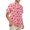 image:imageAmerican Trends Mens Hawaiian Shirt Floral Print Aloha Novelty Button Down Shirts Casual Short Sleeve Beachwear for Men1 Strawberry