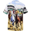 image:imageAmerican Trends Mens Hawaiian Shirt Floral Print Aloha Novelty Button Down Shirts Casual Short Sleeve Beachwear for Men3 Horse Racing
