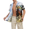 image:imageAmerican Trends Mens Hawaiian Shirt Floral Print Aloha Novelty Button Down Shirts Casual Short Sleeve Beachwear for Men3 Horse Racing