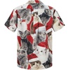 image:imageAmerican Trends Mens Hawaiian Shirt Floral Print Aloha Novelty Button Down Shirts Casual Short Sleeve Beachwear for Men4 Christmas Cat