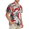 image:imageAmerican Trends Mens Hawaiian Shirt Floral Print Aloha Novelty Button Down Shirts Casual Short Sleeve Beachwear for Men4 Christmas Cat
