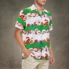 image:imageAmerican Trends Mens Hawaiian Shirt Floral Print Aloha Novelty Button Down Shirts Casual Short Sleeve Beachwear for Men4 Christmas Stripe