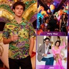 image:imageAmerican Trends Mens Hawaiian Shirt Floral Print Aloha Novelty Button Down Shirts Casual Short Sleeve Beachwear for MenMardi Gras Masquerade
