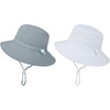 A 2 Pack Blue Gray & White