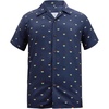 image:imageAmerican Trends Mens Hawaiian Shirt Floral Print Aloha Novelty Button Down Shirts Casual Short Sleeve Beachwear for MenNavy With Rainbow Heart