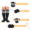 image:imageAmerican Trends Kids Toddler Soccer Socks Youth Baseball Softball Football Socks Knee High Accessories for Girls1 Pack Black White